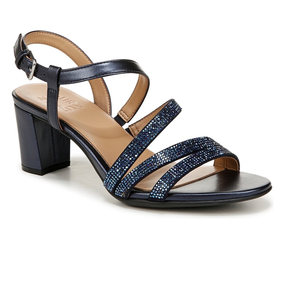 Naturalizer Women's Bridget 4 Rhinestone Strappy Sandals- Size 6.5